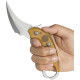 Couteau Fixe KUBEY Velociraptor Ultem - Lame Karambit 7,6 cm - KU448B - 3