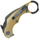 Couteau KUBEY Rogue Pikal Karambit Ultem Blackwash Liner Lock - Lame Karambit 7,4 cm - KU298H - 2