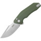 Couteau KUBEY Basilisk OD Green Button Lock - Lame Tanto 8,2 cm - KU391B - 1