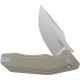 Couteau KUBEY Basilisk Tan Button Lock - Lame Tanto 8,2 cm - KU391C - 3
