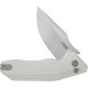 Couteau KUBEY Basilisk Ivoire Button Lock - Lame Tanto 8,2 cm - KU391D - 3