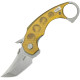 Couteau KUBEY Jaw Karambit Ultem Liner Lock - Lame Tanto Karambit 6,4 cm - KU439C - 1