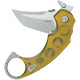 Couteau KUBEY Jaw Karambit Ultem Liner Lock - Lame Tanto Karambit 6,4 cm - KU439C - 3