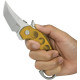 Couteau KUBEY Jaw Karambit Ultem Liner Lock - Lame Tanto Karambit 6,4 cm - KU439C - 4