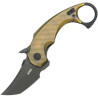 Couteau KUBEY Jaw Karambit Ultem Liner Lock - Lame Tanto Karambit 6,4 cm - KU439E - 1