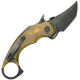 Couteau KUBEY Jaw Karambit Ultem Liner Lock - Lame Tanto Karambit 6,4 cm - KU439E - 3
