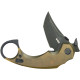 Couteau KUBEY Jaw Karambit Ultem Liner Lock - Lame Tanto Karambit 6,4 cm - KU439E - 4