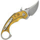 Couteau KUBEY Jaw Pikal Karambit Liner Lock - Lame Karambit 6,4 cm - KU440C - 2