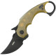 Couteau KUBEY Jaw Pikal Karambit Liner Lock - Lame Karambit 6,4 cm - KU440E - 1