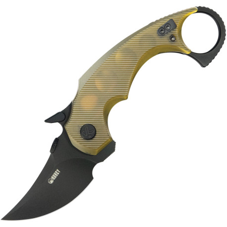 Couteau KUBEY Jaw Pikal Karambit Liner Lock - Lame Karambit 6,4 cm - KU440E - 1