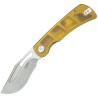 Couteau KUBEY Gurkha Ultem Liner Lock - Lame Kukri 8,9 cm - KU397C