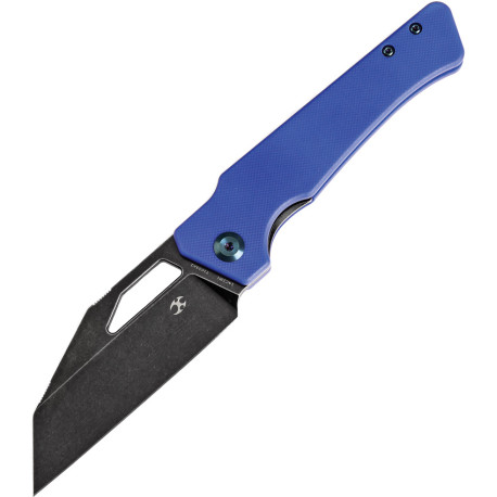 Couteau KANSEPT Egress G10 Bleu Liner Lock - Lame Reverse Tanto 8,8 cm - T1033A2 - 1