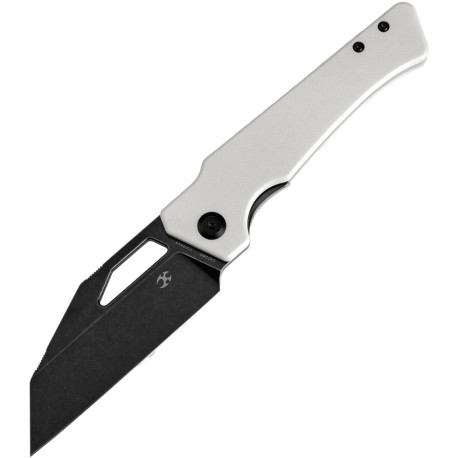 Couteau KANSEPT Egress G10 Blanc Liner Lock - Lame Reverse Tanto 8,8 cm - T1033A4 - 1