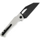 Couteau KANSEPT Egress G10 Blanc Liner Lock - Lame Reverse Tanto 8,8 cm - T1033A4 - 3