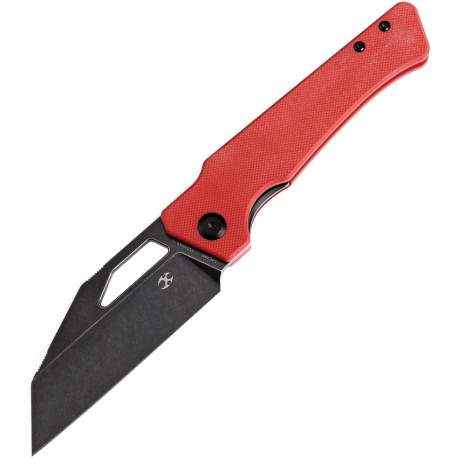 Couteau KANSEPT Egress G10 Rouge Liner Lock - Lame Reverse Tanto 8,8 cm - T1033A5 - 1