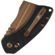 Couteau KANSEPT Korvid V G10 Noir Crossbar Lock - Lame Cleaver 7,4 cm - TE2030V1 - 2