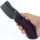 Couteau KANSEPT Korvid V G10 Violet Crossbar Lock - Lame Cleaver 7,4 cm - TE2030V3 - 4