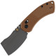 Couteau KANSEPT Korvid V G10 Marron Crossbar Lock - Lame Cleaver 7,4 cm - TE2030V4 - 1