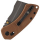 Couteau KANSEPT Korvid V G10 Marron Crossbar Lock - Lame Cleaver 7,4 cm - TE2030V4 - 2