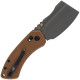 Couteau KANSEPT Korvid V G10 Marron Crossbar Lock - Lame Cleaver 7,4 cm - TE2030V4 - 3