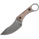 Couteau Fixe KANSEPT Niko Micarta Marron - Lame Clip Point 9 cm - G004A8 - 1