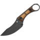 Couteau Fixe KANSEPT Niko PEI Ambre - Lame Clip Point 9 cm - G004A11 - 1