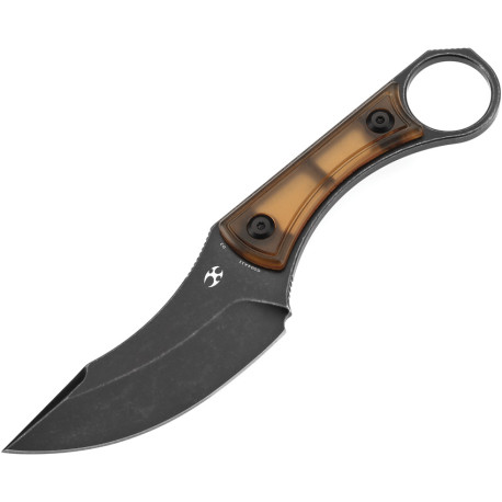 Couteau Fixe KANSEPT Niko PEI Ambre - Lame Clip Point 9 cm - G004A11 - 1