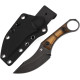Couteau Fixe KANSEPT Niko PEI Ambre - Lame Clip Point 9 cm - G004A11 - 2