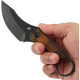 Couteau Fixe KANSEPT Niko PEI Ambre - Lame Clip Point 9 cm - G004A11 - 4