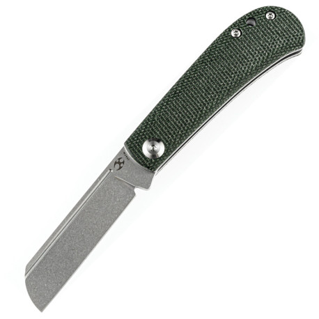 Couteau KANSEPT Bevy Micarta Vert Slip Joint - Lame Sheepsfoot 7,4 cm - T2026F2 - 1