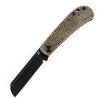 Couteau KANSEPT Bevy Micarta Marron Slip Joint - Lame Sheepsfoot 7,4 cm - T2026F3 - 1