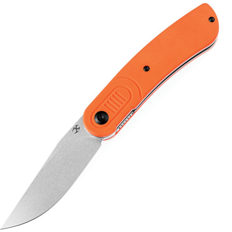 Couteau KANSEPT Reverie G10 Orange Liner Lock - Lame Drop Point 8 cm - T2025A3 - 1