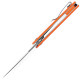 Couteau KANSEPT Reverie G10 Orange Liner Lock - Lame Drop Point 8 cm - T2025A3 - 3