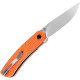Couteau KANSEPT Reverie G10 Orange Liner Lock - Lame Drop Point 8 cm - T2025A3 - 4