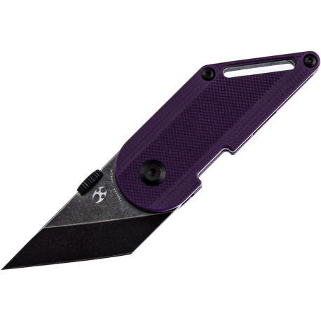 Couteau KANSEPT Pinkerton Dash G10 Violet Liner Lock - Lame Drop Point 5,7 cm - T3045A4 - 1