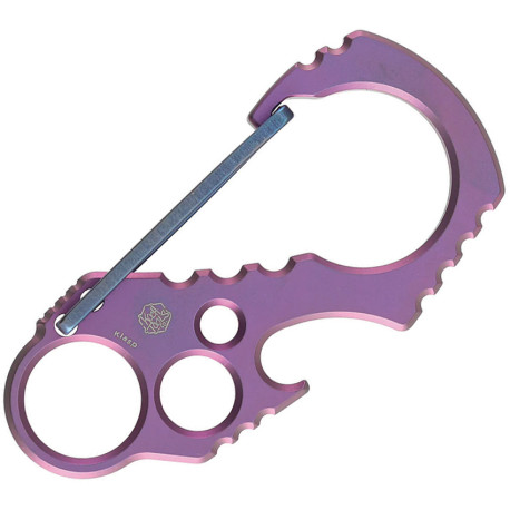 Mousqueton KANSEPT Carabiner Titane Violet - C011A3 - 1