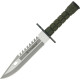 Couteau Fixe Smith & Wesson Baïonnette M-9 Special Ops OD Green - Lame Bowie 19,8 cm - SW3G - 1
