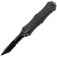 Couteau Pliant Smith & Wesson OTF Assist Actionneur Latéral - Lame Tanto Dentelé 9,1 cm - SWOTF9TBS - 1