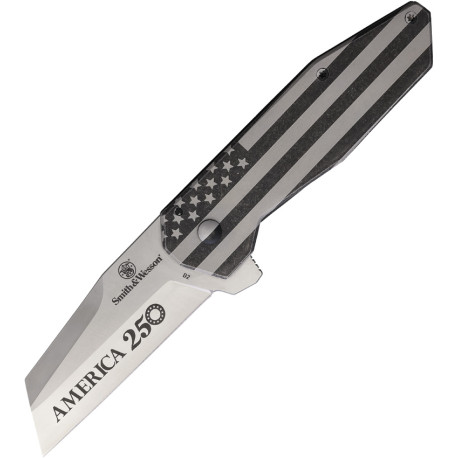 Couteau Pliant Smith & Wesson America 250 Édition Limitée - Lame Wharncliffe 7,6 cm - 1271043 - 1