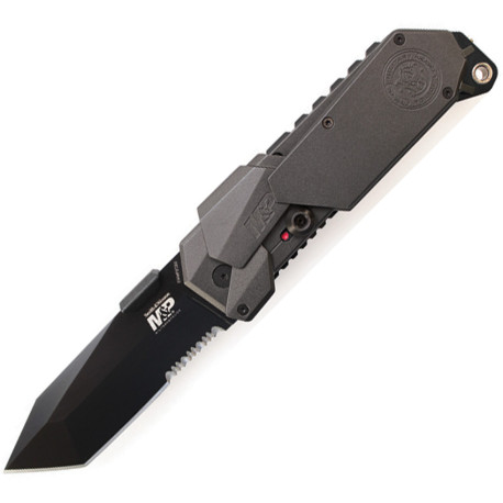 Couteau Pliant Smith & Wesson M&P M.A.G.I.C. Tanto Dentelé - Lame Tanto Dentelé 8,9 cm - SWMP9BTS - 1