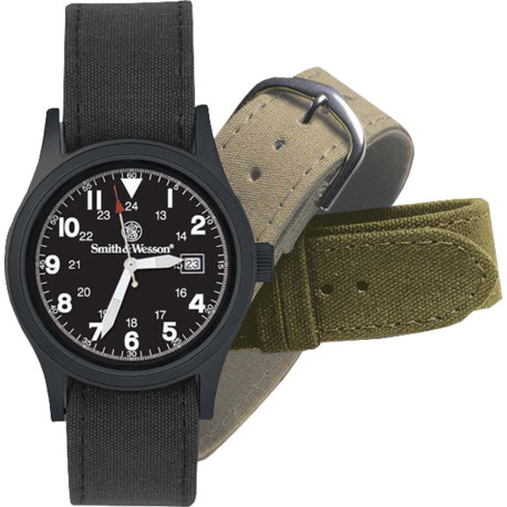 Montre Militaire Quartz Noire Smith & Wesson - SWW-1464-BLK - 1