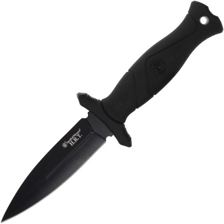 Couteau Fixe Smith & Wesson HRT Couteau de Botte - Lame Spear Point 10,2 cm - 1160816 - 1