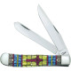 Couteau de Poche Case Trapper Vitrail Croix - 38713 - 1