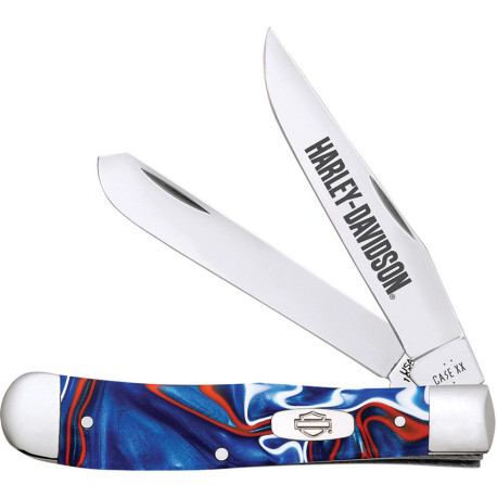 Couteau de Poche Case Trapper Harley Patriotique - 52282 - 1