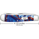 Couteau de Poche Case Trapper Harley Patriotique - 52282 - 3