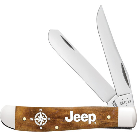 Couteau de Poche Case Mini Trapper Jeep Os Antique - 27012 - 1