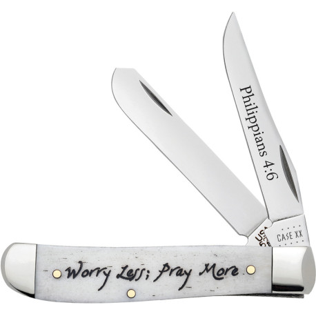 Couteau de Poche Case Mini Trapper Pray More - 60869 - 1