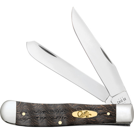 Couteau de Poche Case Trapper Chêne Frisé Noir - 14000 - 1
