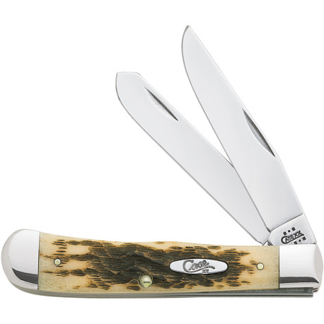Couteau de Poche Case Trapper Os Ambré - 00163 - 1