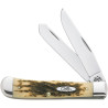 Couteau de Poche Case Trapper Os Ambré - 00163 - 1